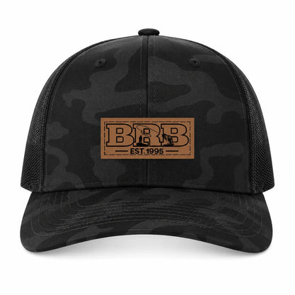 BRB Leather Patch Trucker Hat