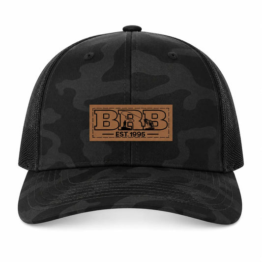 BRB Leather Patch Trucker Hat